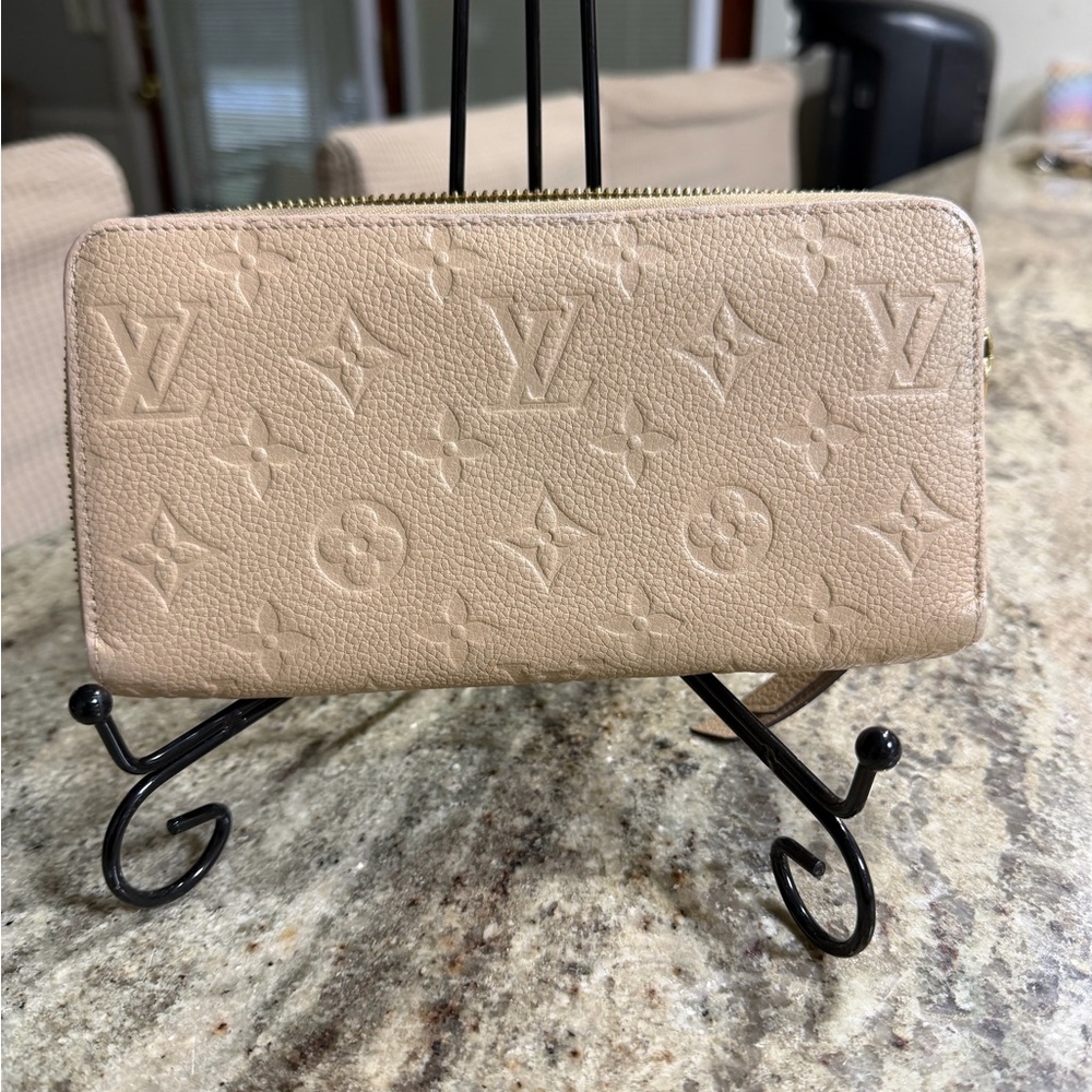 Louis Vuitton Beige Monogram Wallet